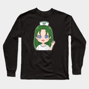 Hi! Nurse Mori Anime Character Long Sleeve T-Shirt